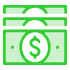 Icon of dollars