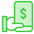 Icon of a phone for mobile pay